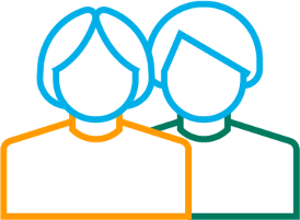 Patient and Caregiver Icon